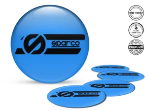 Sparco Ruota Decalcomania Custom Loghi Cupola Pregiati